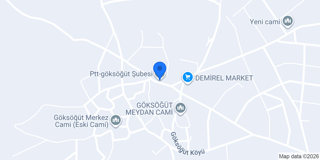 Ptt-göksöğüt Şubesi konumu