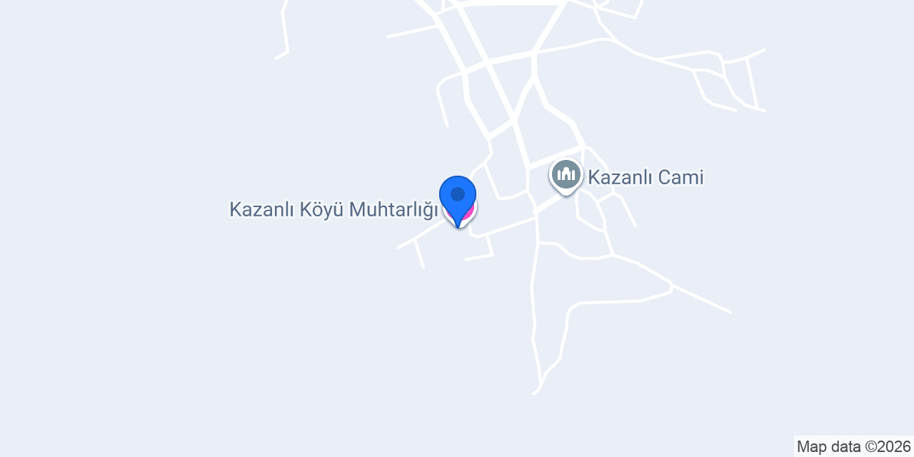 Kazanlı Köyü Muhtarlığı konumu
