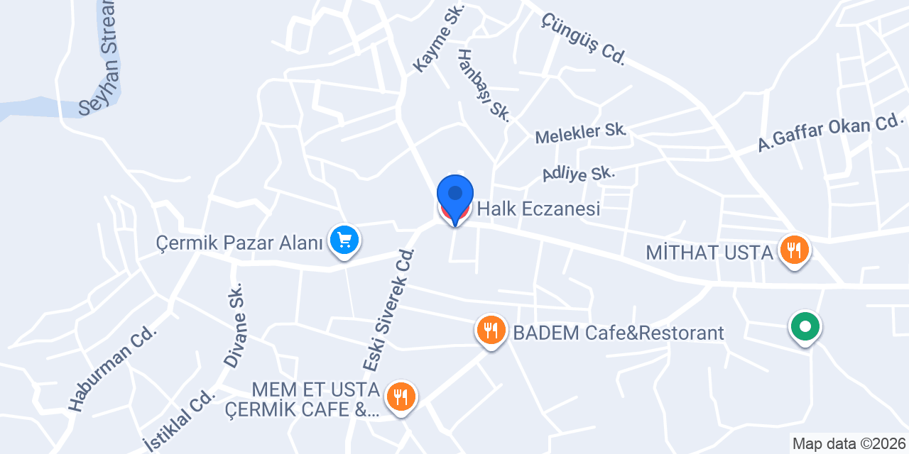 Halk Eczanesi konumu