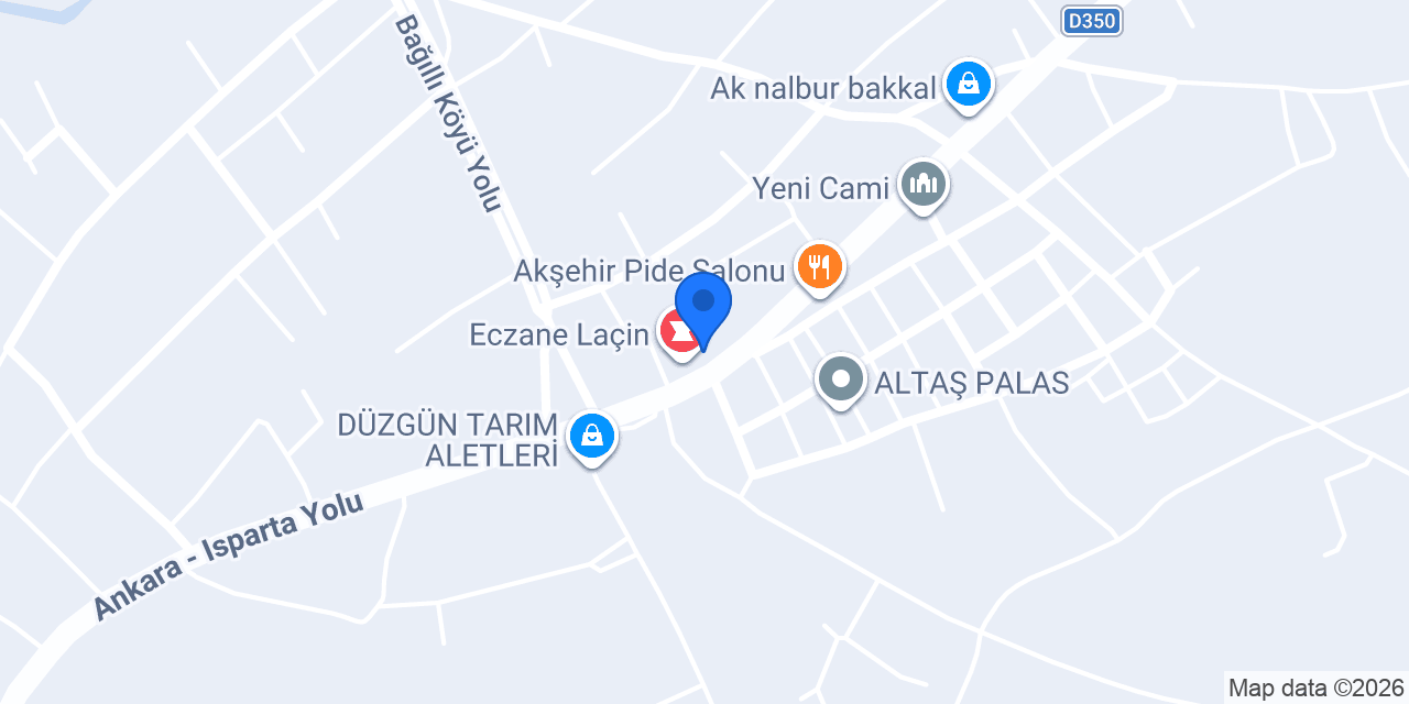 Cengiz Fidancılık ısparta konumu
