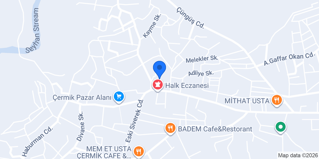 Çağdaş Veteriner Kliniği konumu