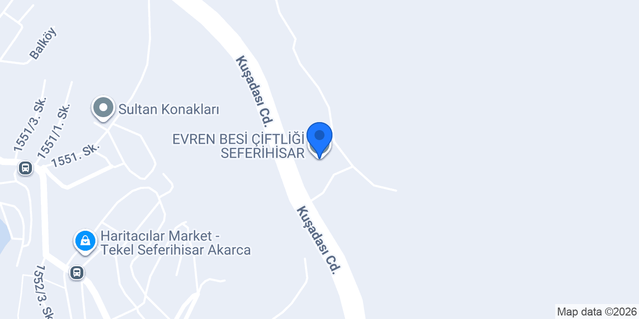 EVREN BESİ ÇİFTLİĞİ SEFERİHİSAR konumu