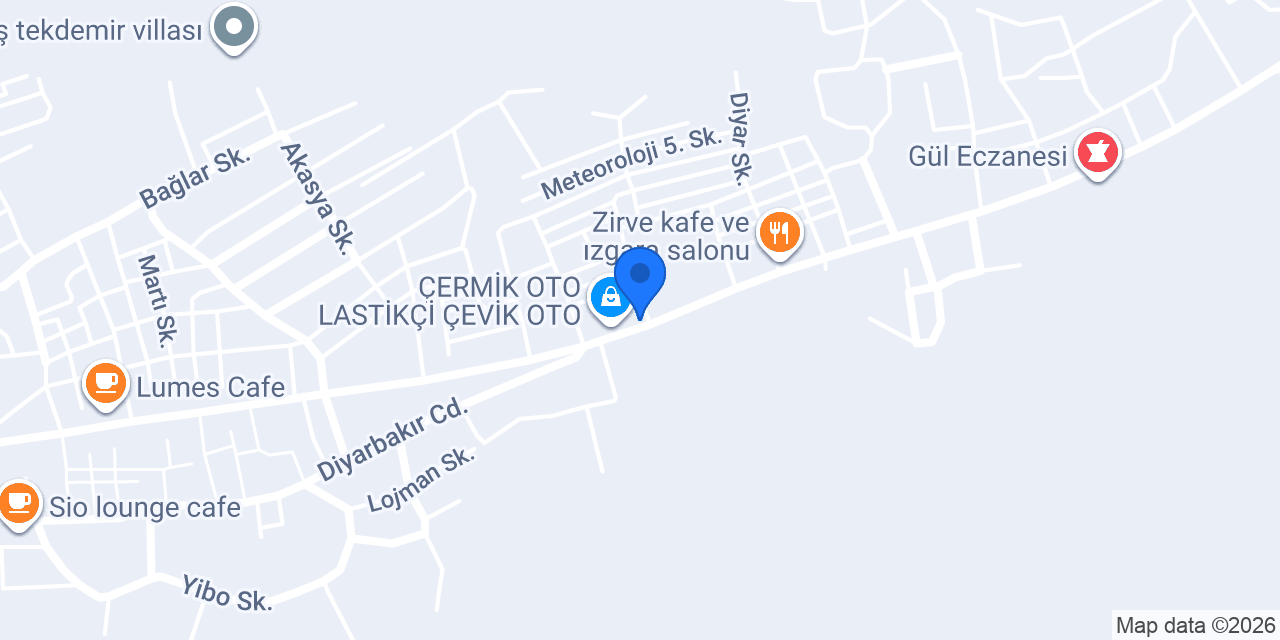 LastikPark - Tekdemir Ticaret konumu