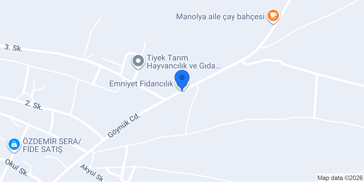 Emniyet Fidancılık konumu