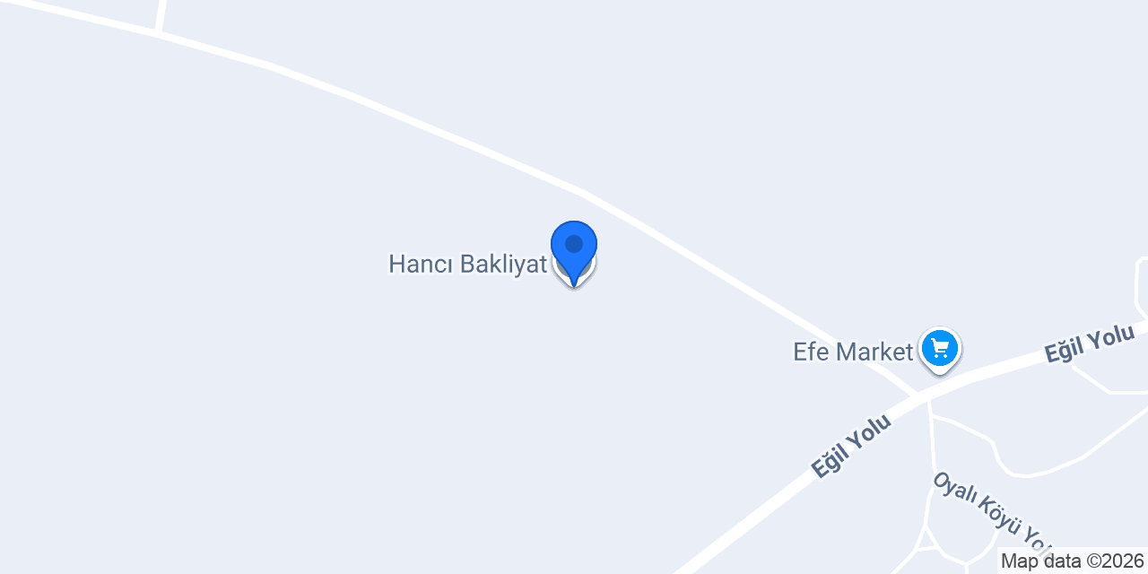 Hancı Bakliyat konumu