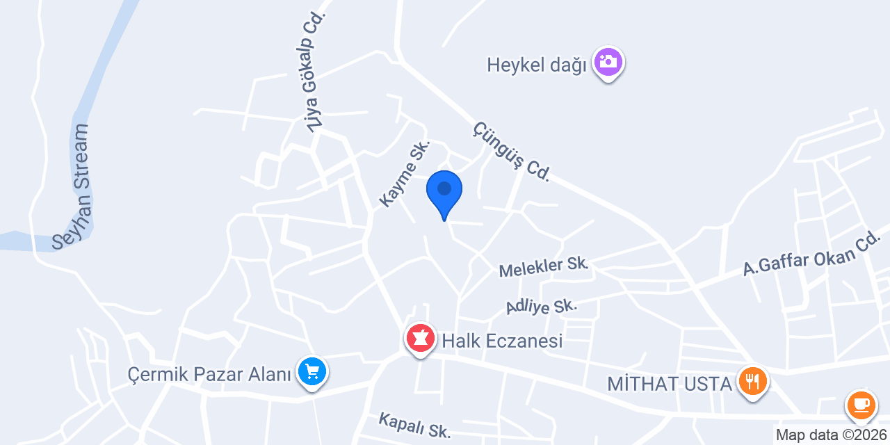 Çermik İlçe Müftülüğü konumu
