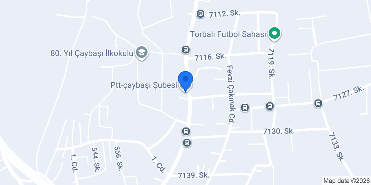 Ptt-çaybaşı Şubesi konumu