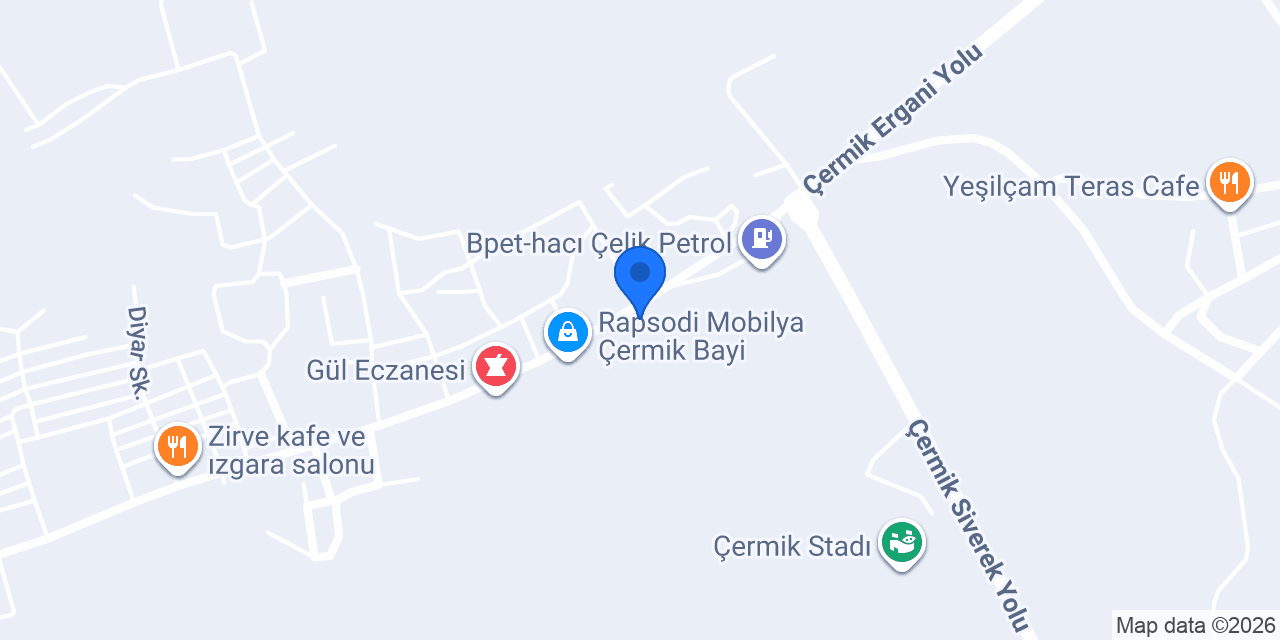 Çermik Abalıoğlu Yem konumu