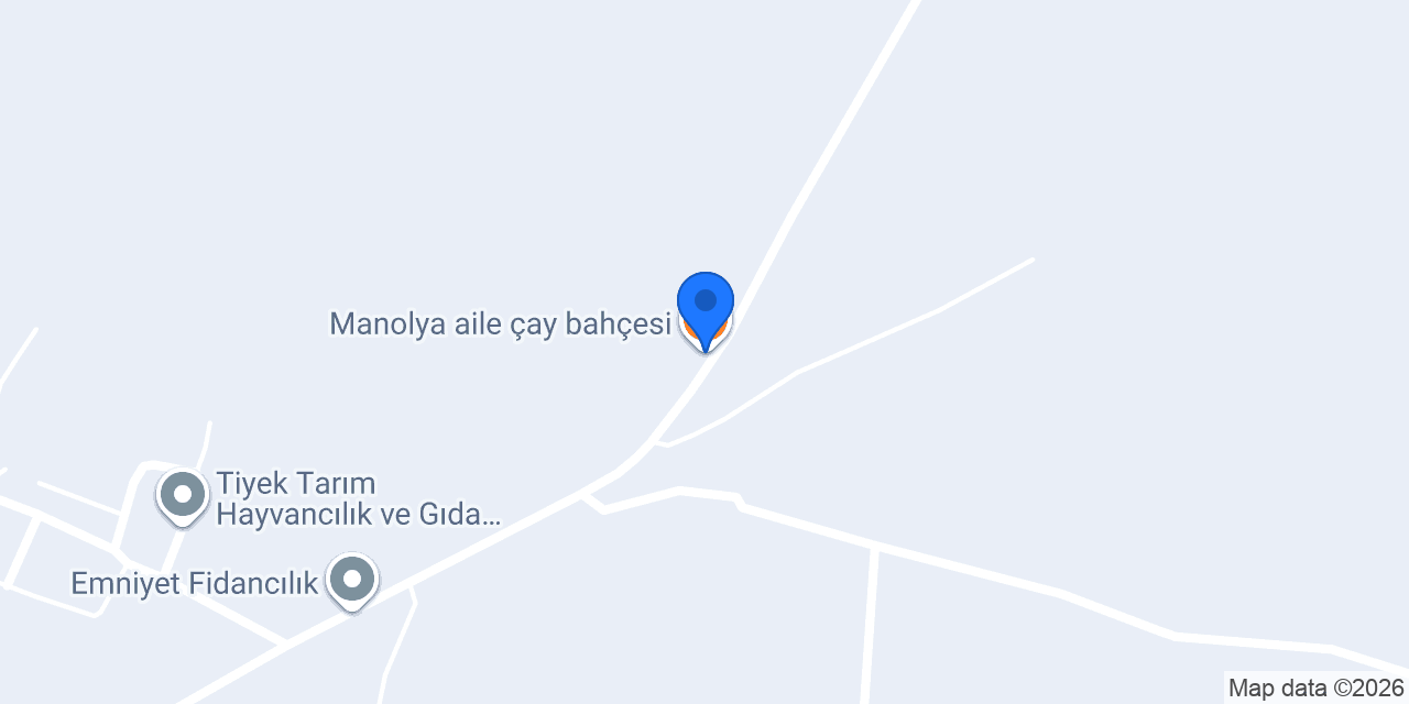 Manolya aile çay bahçesi konumu