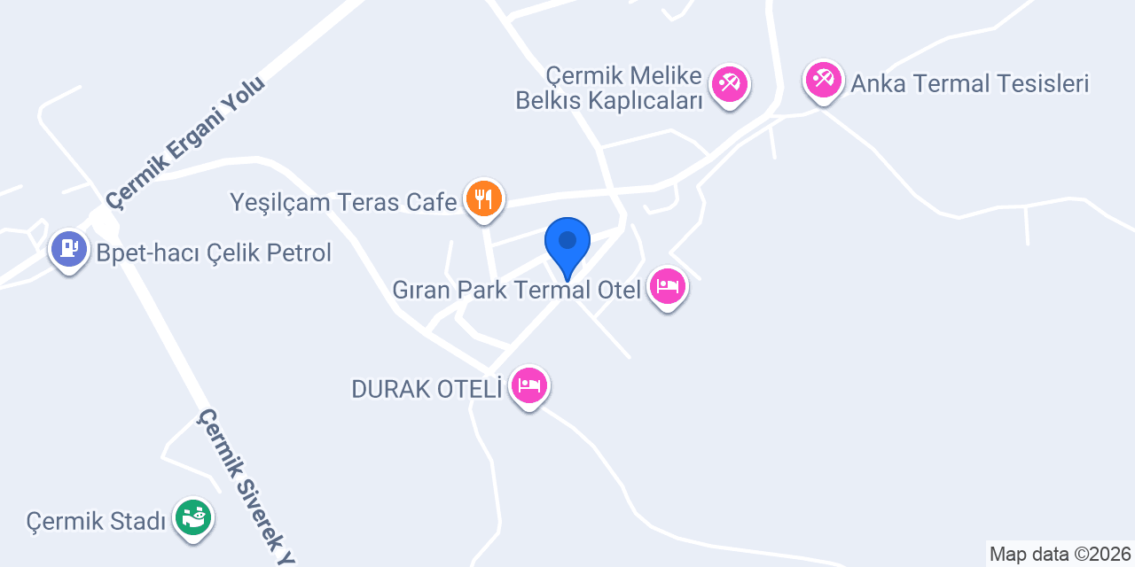 Gaziantep oteli konumu
