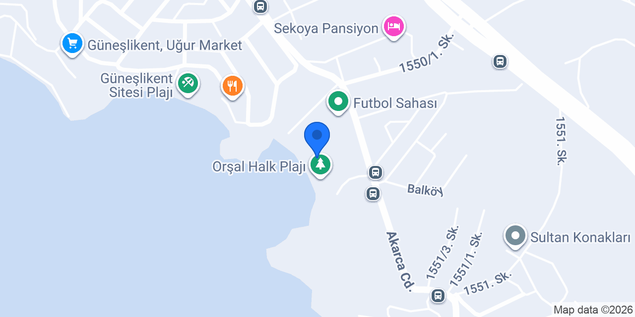 Saklı Cennet Cafe konumu