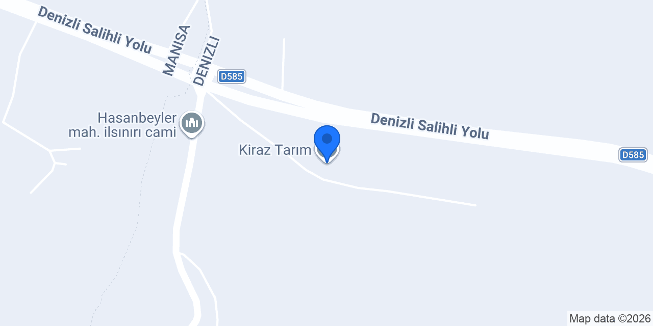 Kiraz Tarım konumu