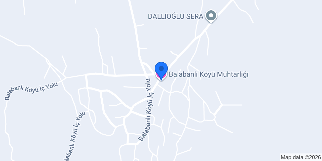 Balabanlı Köyü Muhtarlığı konumu