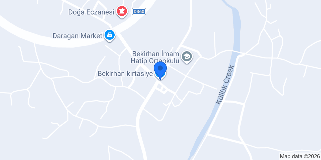 Bekirhan kırtasiye konumu