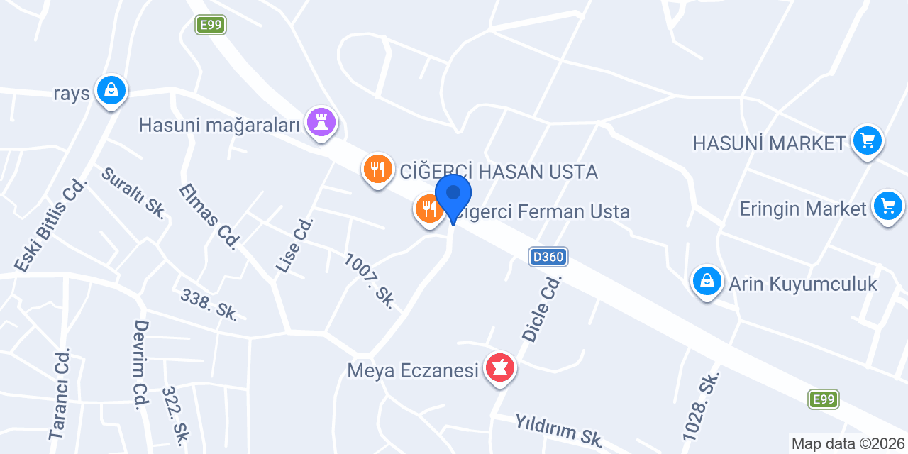 Yaşar Market konumu