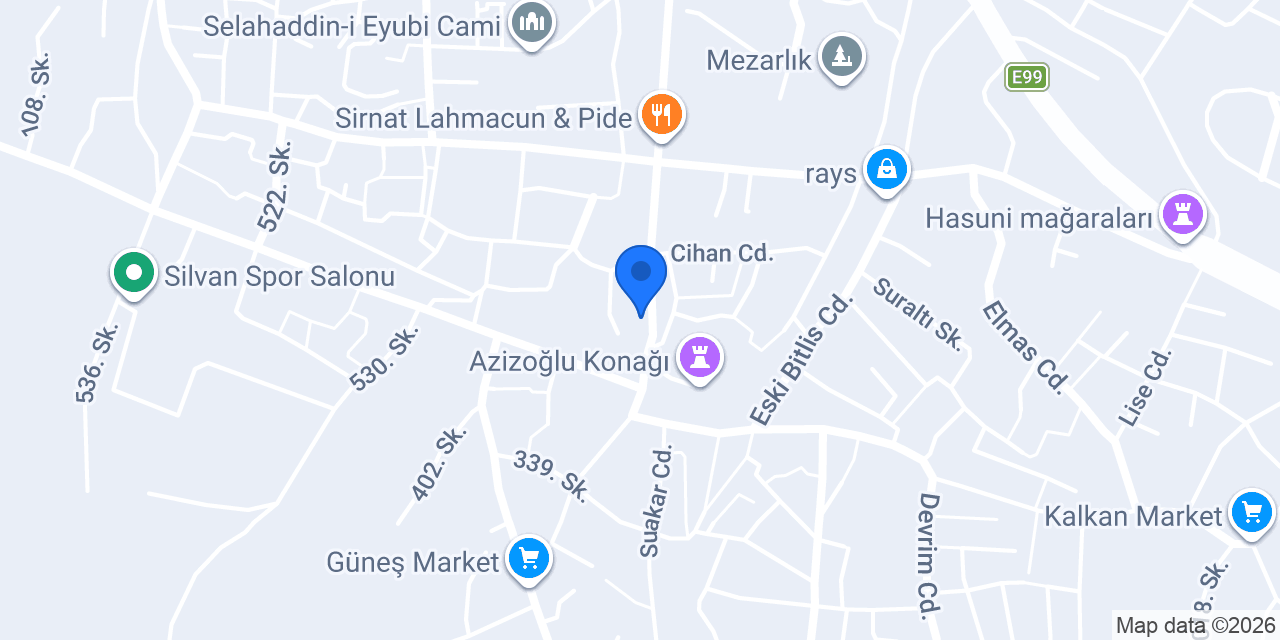 DHL eCommerce - Silvan Şubesi konumu