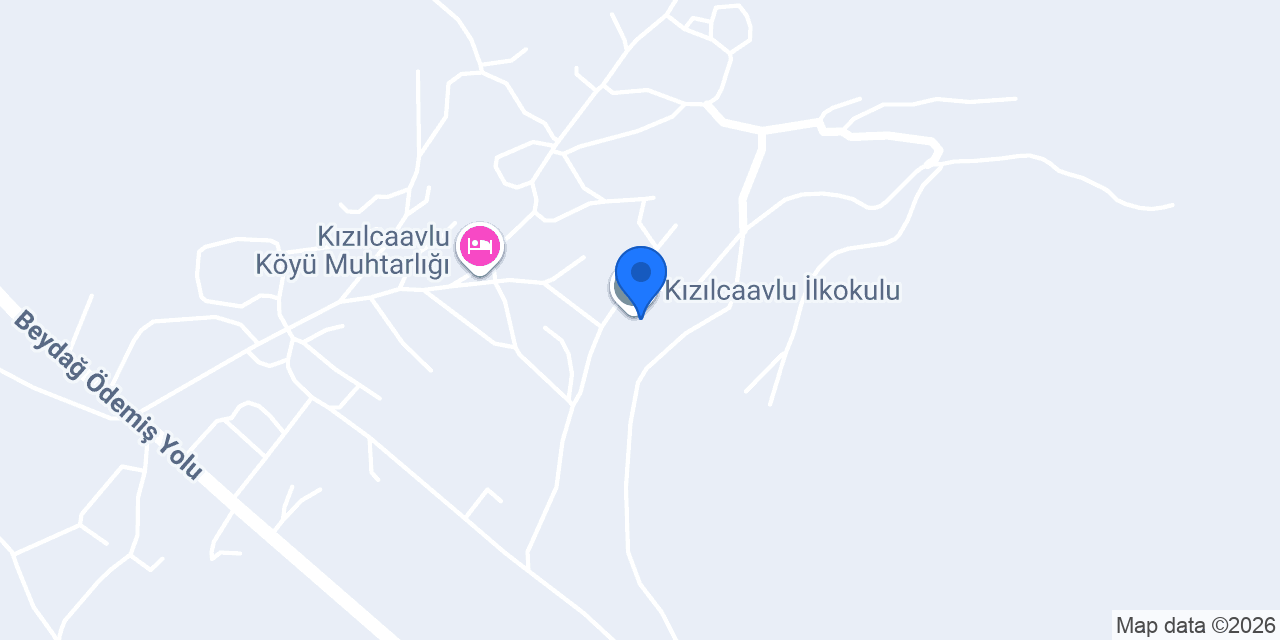 Kızılcaavlu İlkokulu konumu