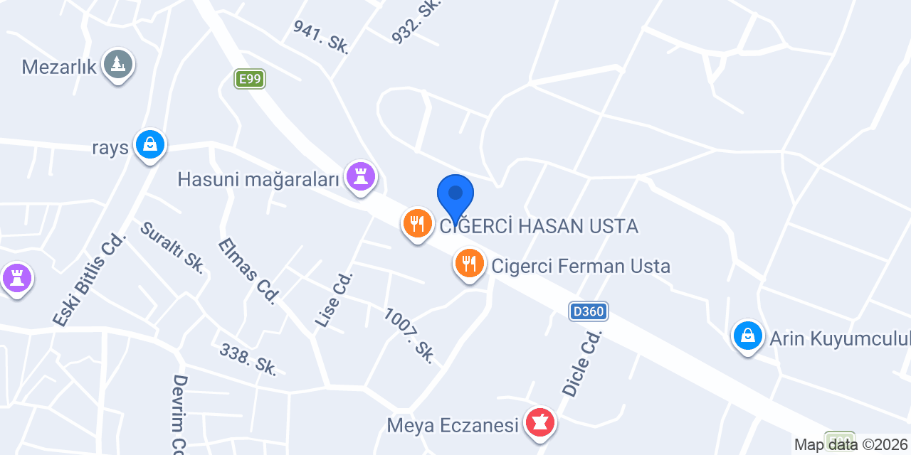 DİYARBAKIR BARIŞ SEYAHAT SİLVAN konumu