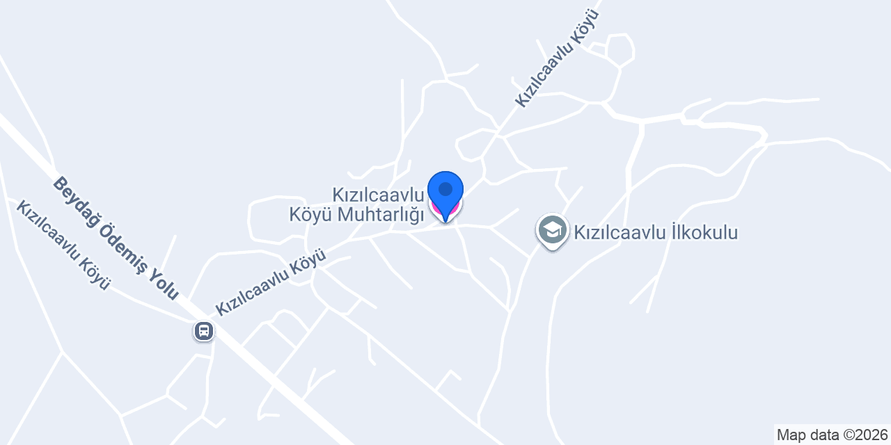 Kızılcaavlu Köyü Muhtarlığı konumu
