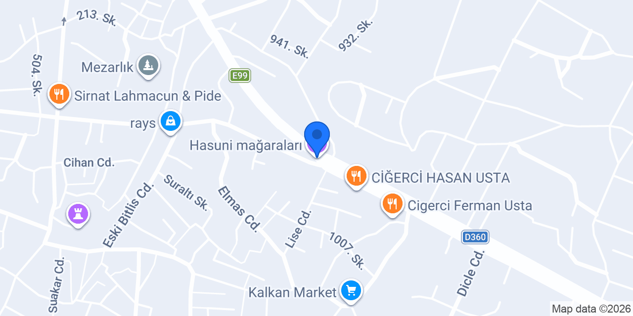 Silvan Dost Döşemecilik konumu