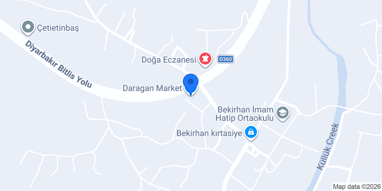Daragan Market konumu