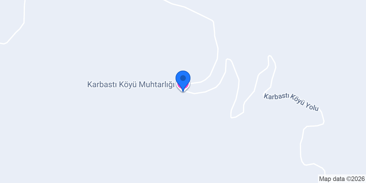 Karbastı Köyü Muhtarlığı konumu