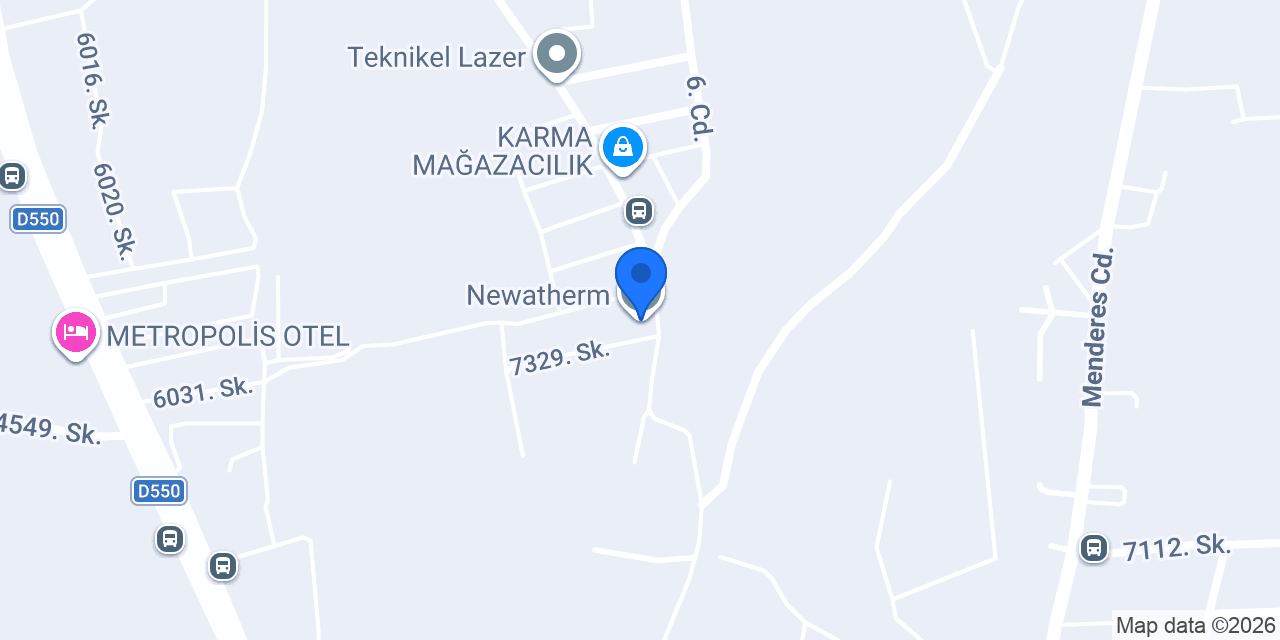 Newatherm konumu