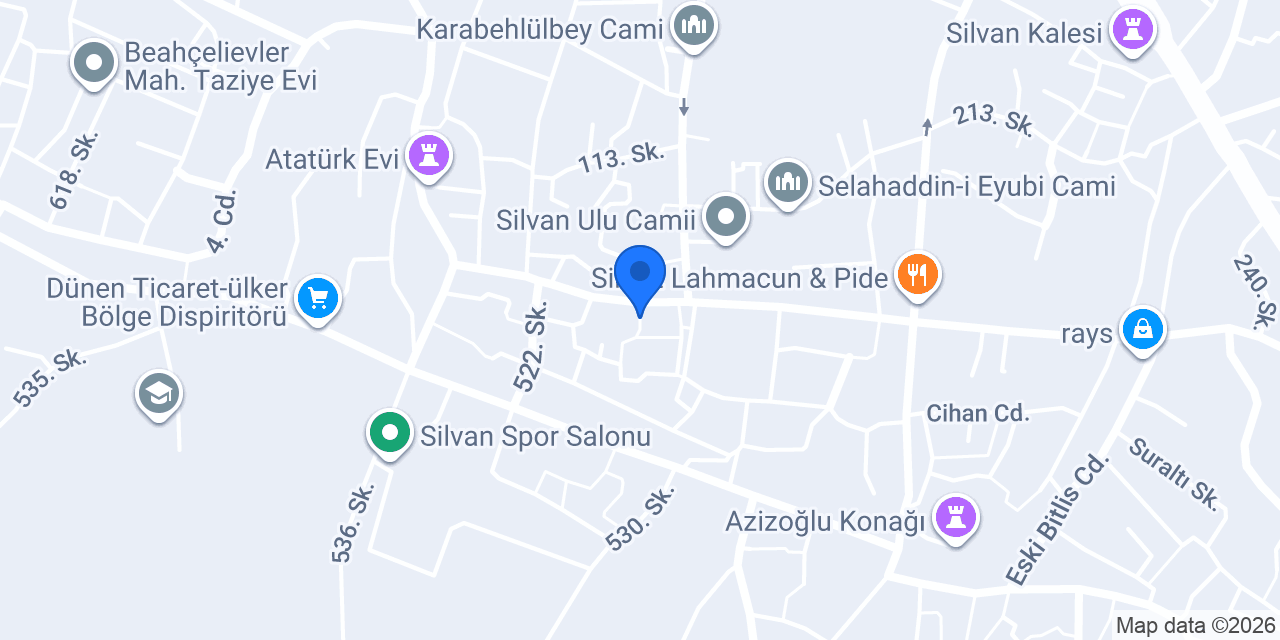bozo ilettişim silvan konumu