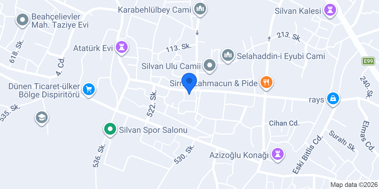 Köfte Dünyasi konumu