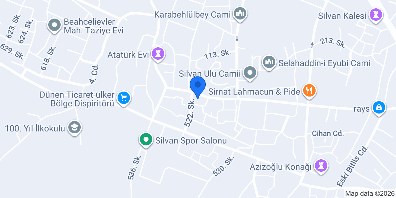 Vodafone Cep Merkezi konumu