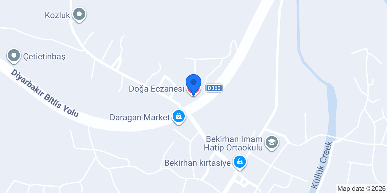 Doğa Eczanesi konumu