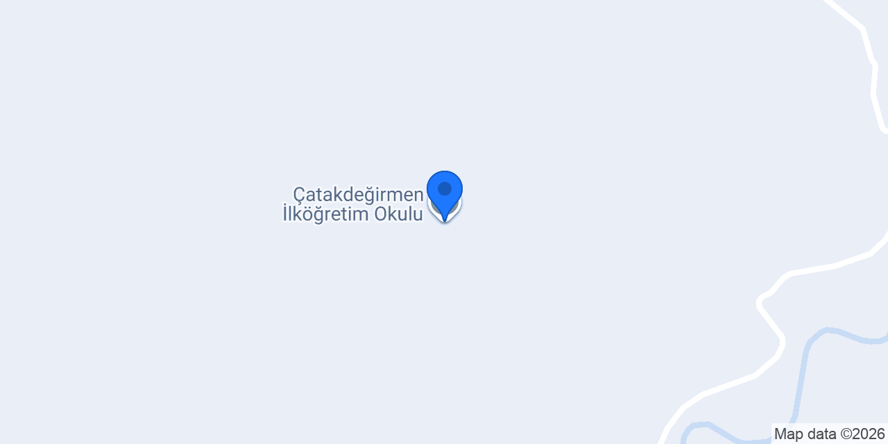 Çatakdeğirmen İlköğretim Okulu konumu