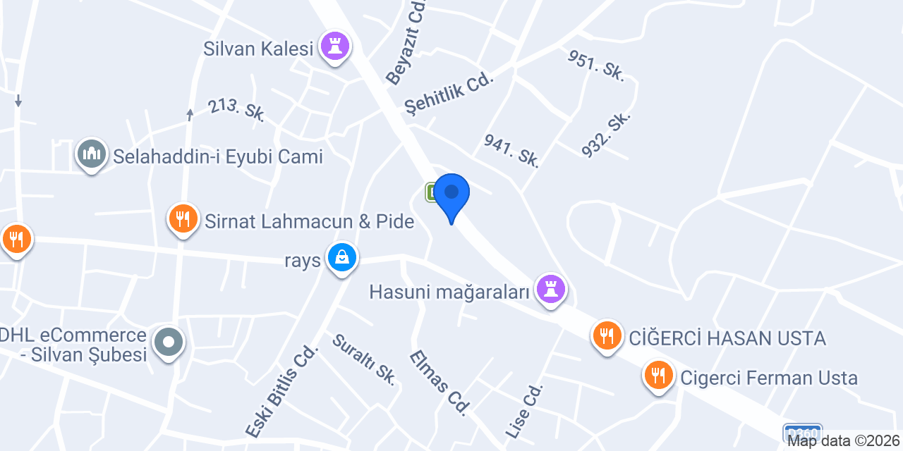 SİLVAN EMLAK konumu