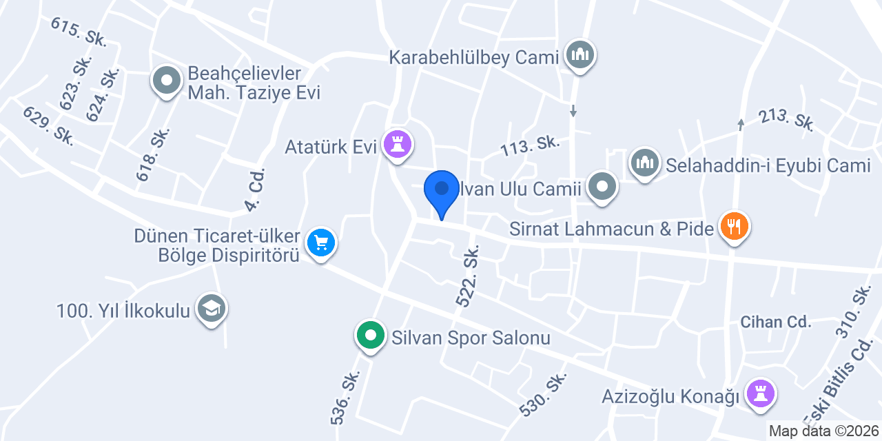 Tekin Veteriner Kliniği konumu