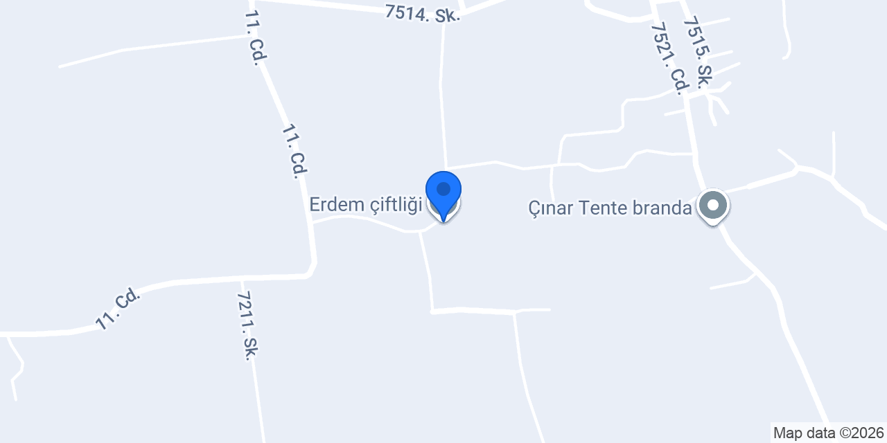 Erdem çiftliği konumu