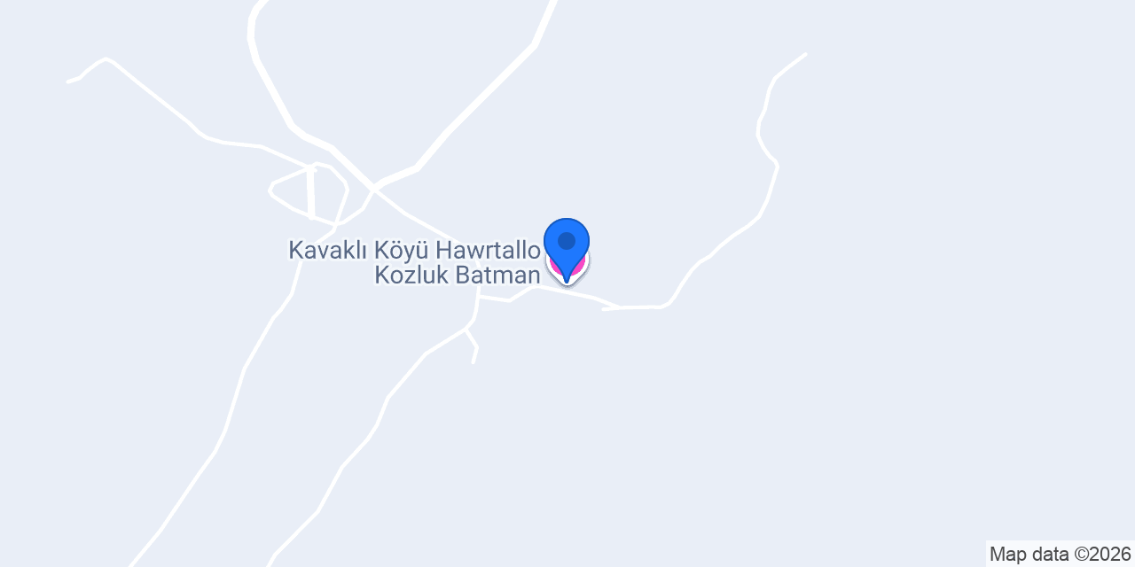 Kavaklı Köyü Hawrtallo Kozluk Batman konumu