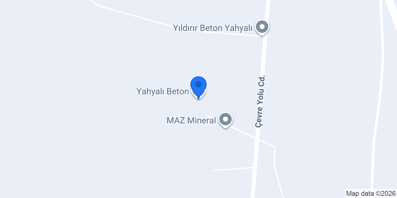Yahyalı Beton konumu