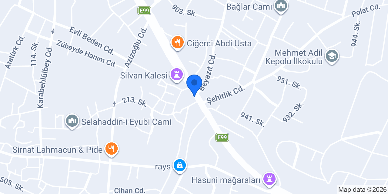 Silvan Adliyesi konumu