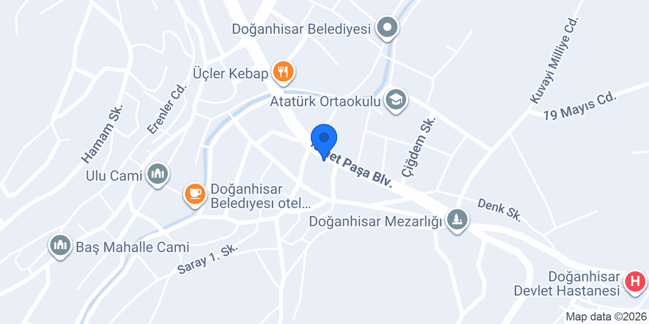 Akarsu Eczanesi konumu