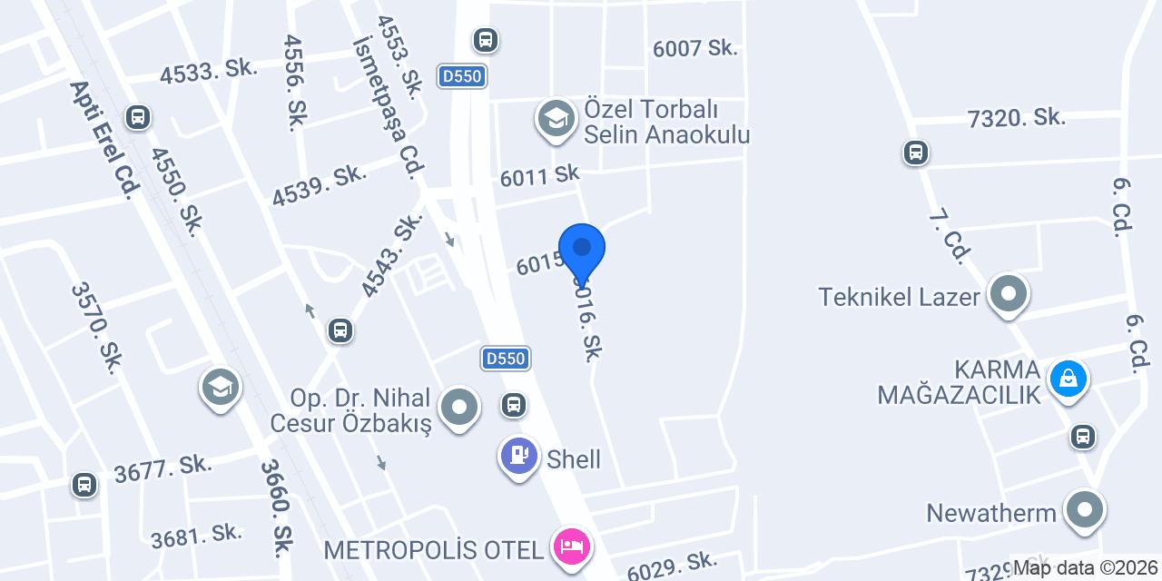 Çeka elektrik konumu