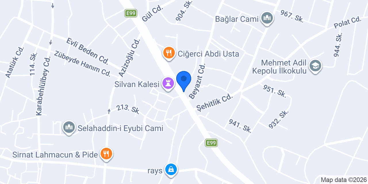 Gümüştay AVM konumu