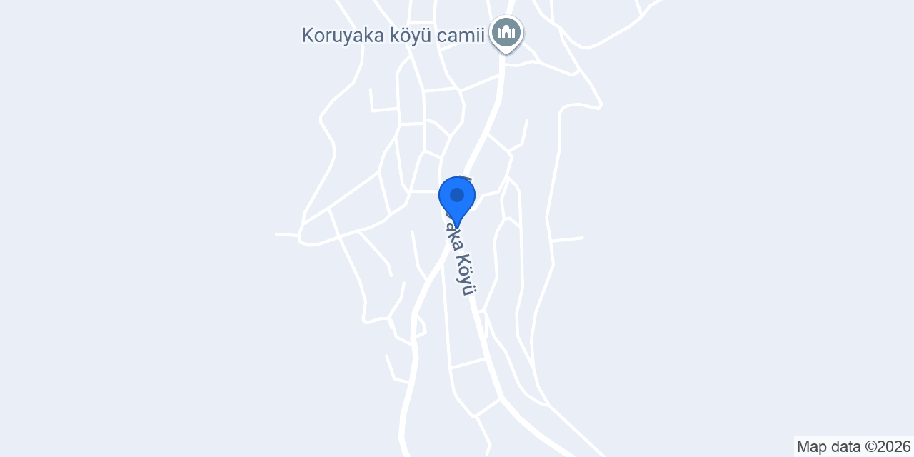 Koruyaka İlköğretim Okulu konumu