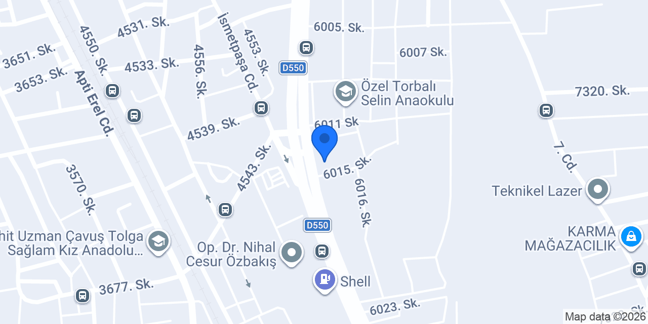 Ege Otomotiv konumu