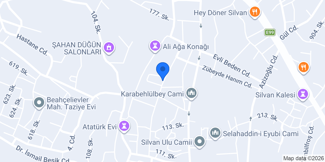 Özel baran sürücü kursu konumu