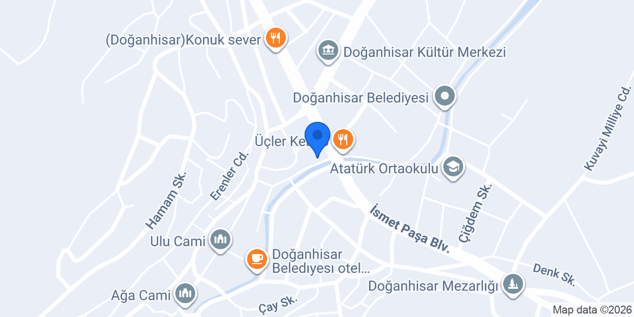 Gül mutfagı konumu
