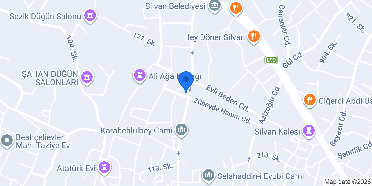 Gür Veteriner Kliniği konumu