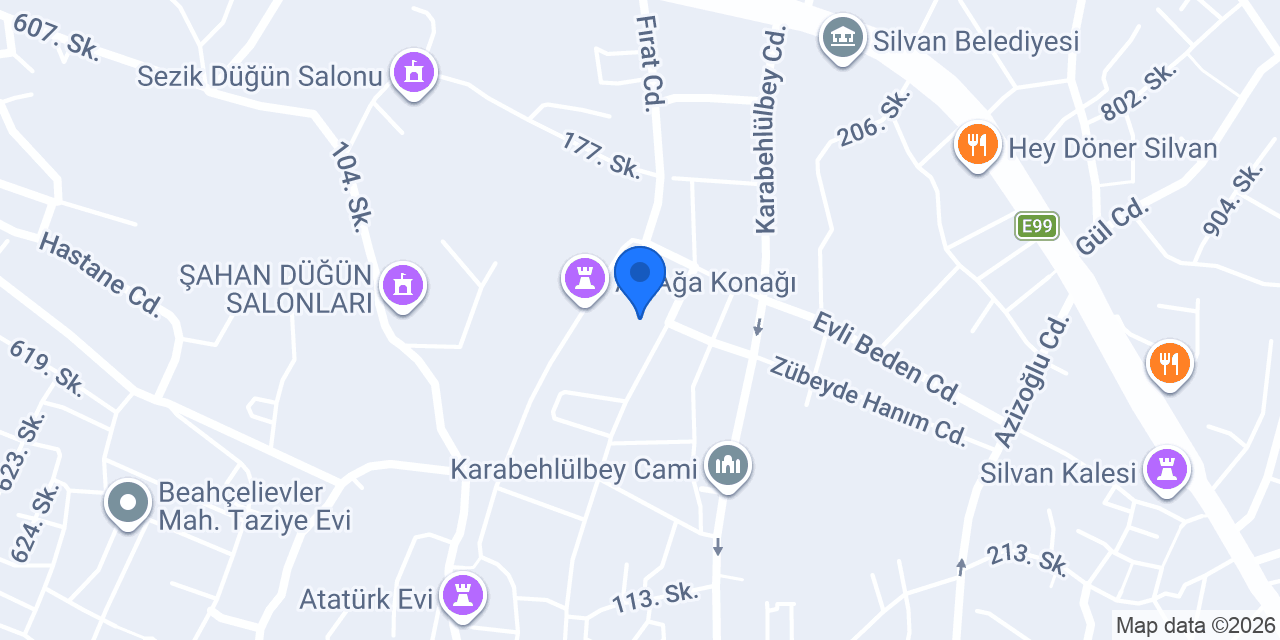 SİLVANBİTPAZARI konumu