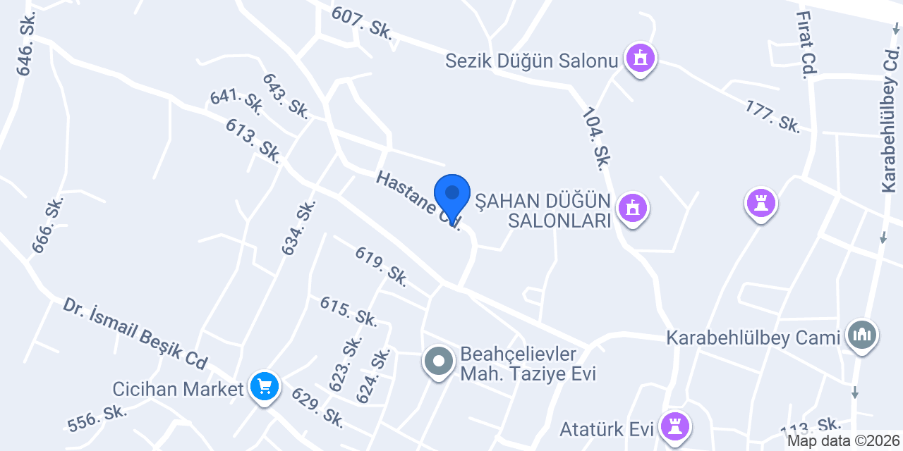 Ekin Eczanesi konumu