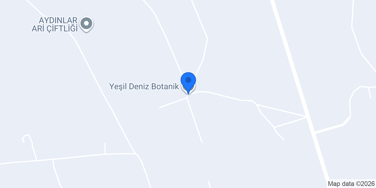 Yeşil Deniz Botanik konumu