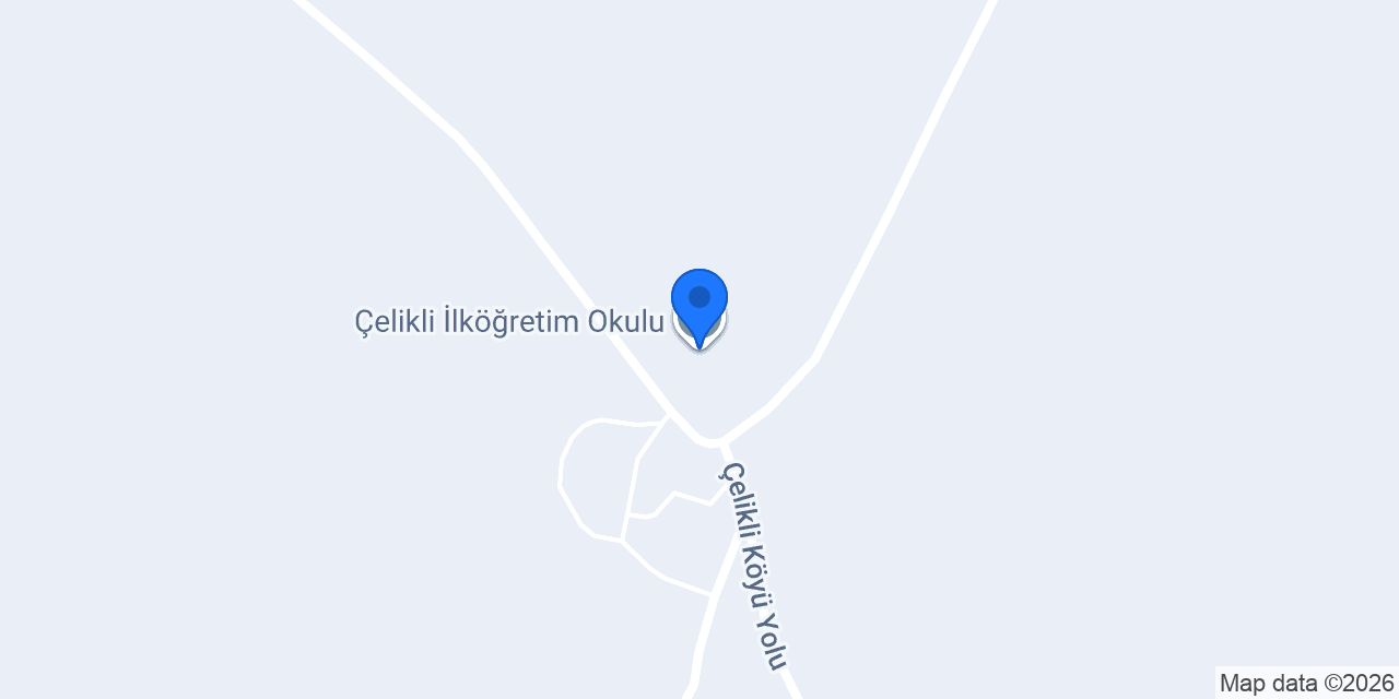 Çelikli İlköğretim Okulu konumu